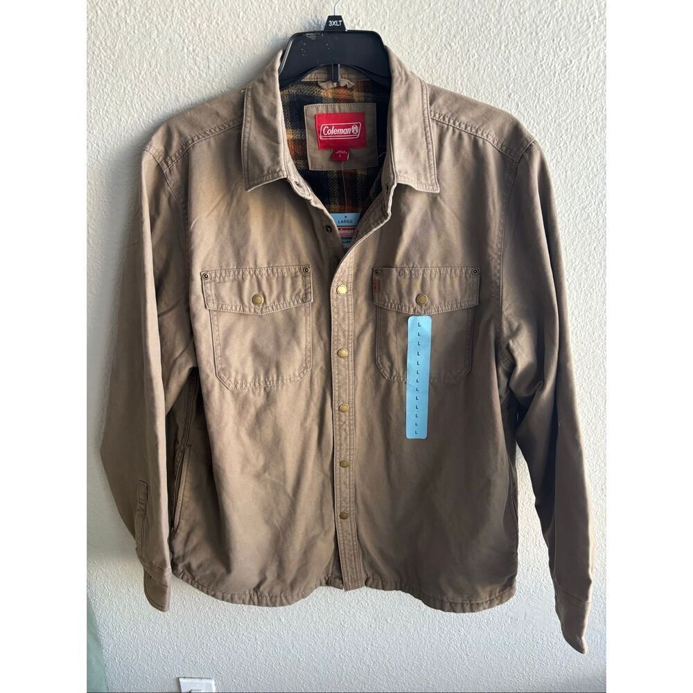❤️Coleman Men’s Fleece Lined Shirt SzLg